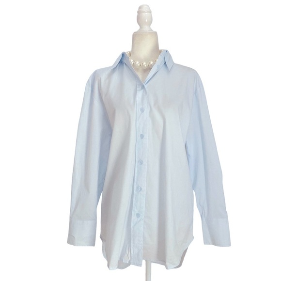 Jason Wu Oversized Button Down Long Sleeve Shirt NWOT - Picture 2 of 7